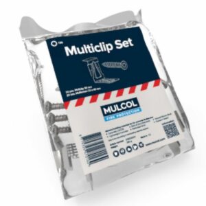 MultiClip Set 30mm voor Brandmanchet Mulcol MultiCollar Slim